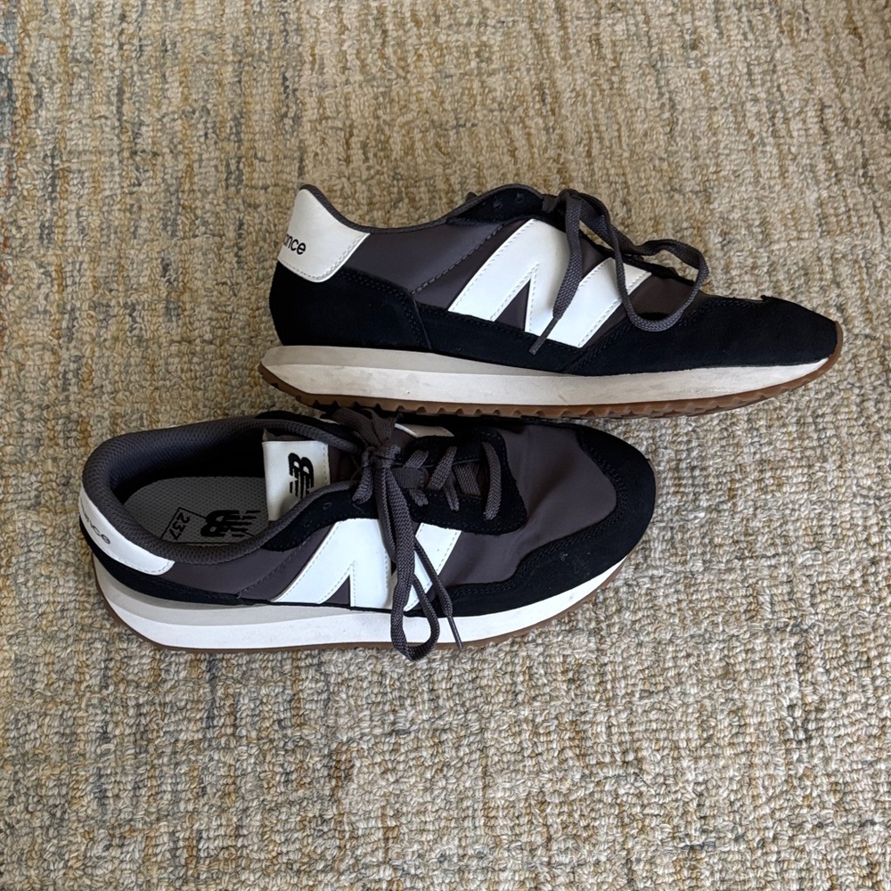 New Balance Women’s Black and White Sneakers